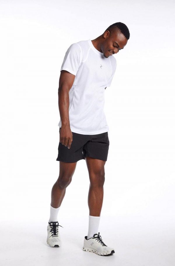 Solus Sport - Mens white Rush running t-shirt - Shopfox