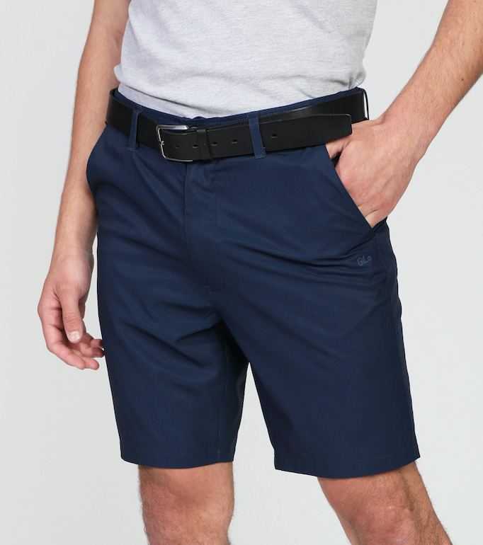 Mens Navy Blue Hybrid Golf Shorts GiLo Lifestyle Shopfox