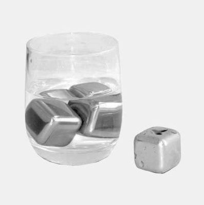 The Olio Store - Stainless Steel Ice Cubes in a glass - Shopfox