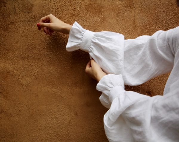 Dawn to Dusk Collections - Ananda Dress Long Sleeve - White - Shopfox