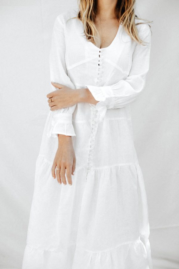 Dawn to Dusk Collections - Ananda Dress Long sleeve - Shopfox