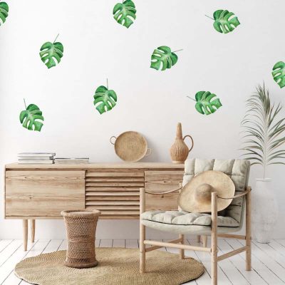 Stickit Designs - Big Leaves Wall Stickers - Shopfox