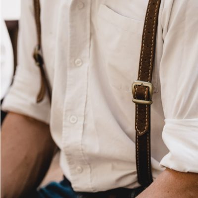Wanderer - Leather Suspenders - Shopfox