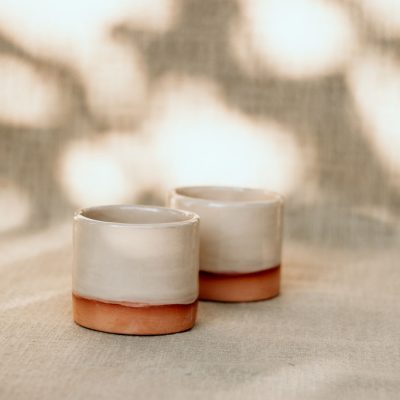 Passionfruit Ceramics - Blush and Terracotta Mug - Shopfox
